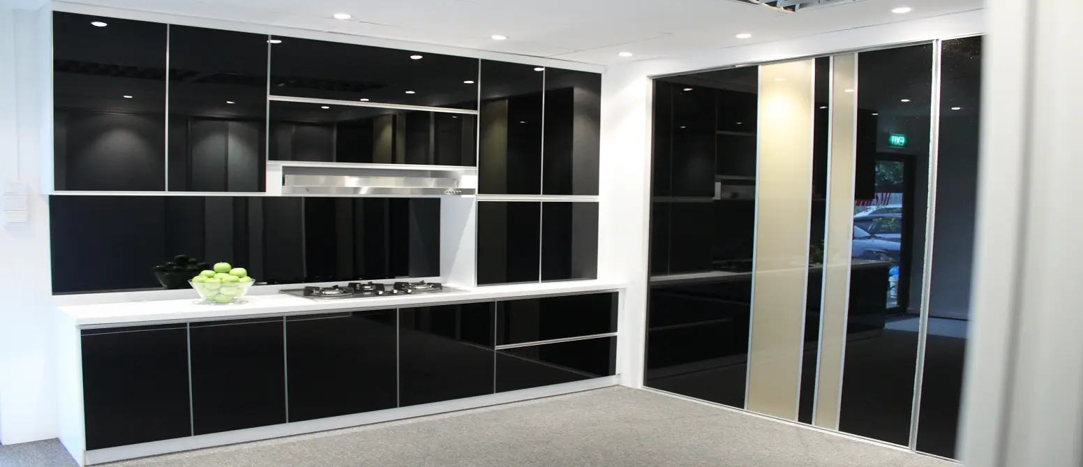 Aluminium elegance in modern interior